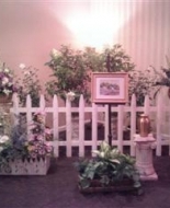 At Glenville Funeral Home,we designed a Garden with the Family to remember Mom